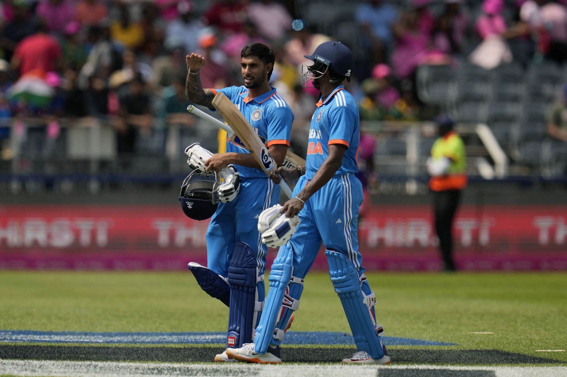 Sai Sudharsan made an unbeaten fifty on his ODI debut